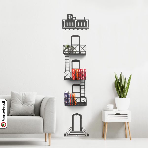 libreria-ferro-soggiorno-design