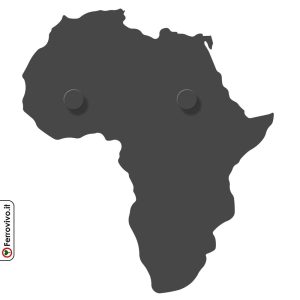 Mappa Africa appendiabiti