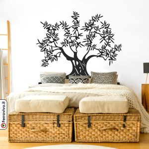 Testata-letto-da-paretE-a-forma-di-albero-di-olivo-realizzata-in-metallo