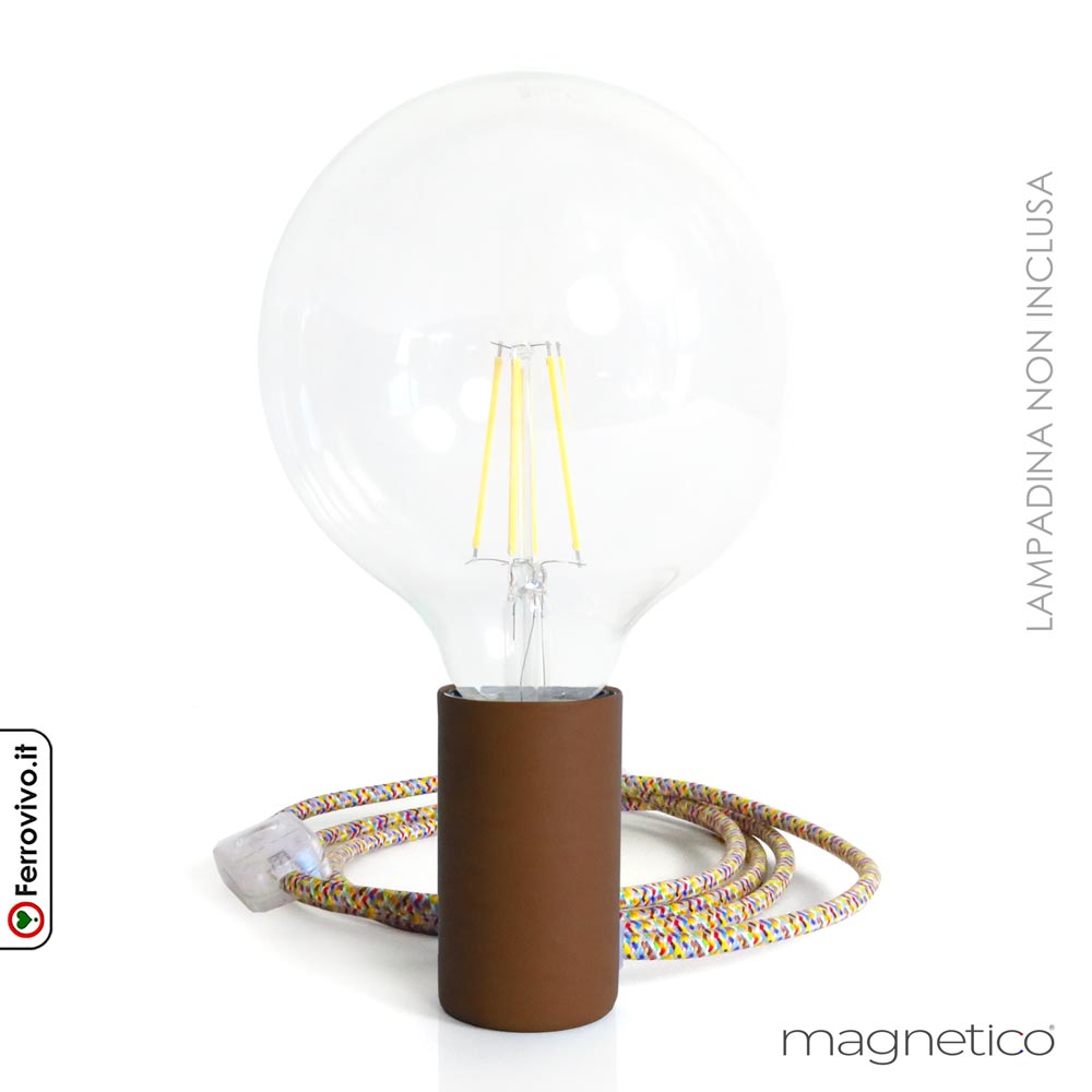 Lampada magnetica Marrone, Ferrovivo
