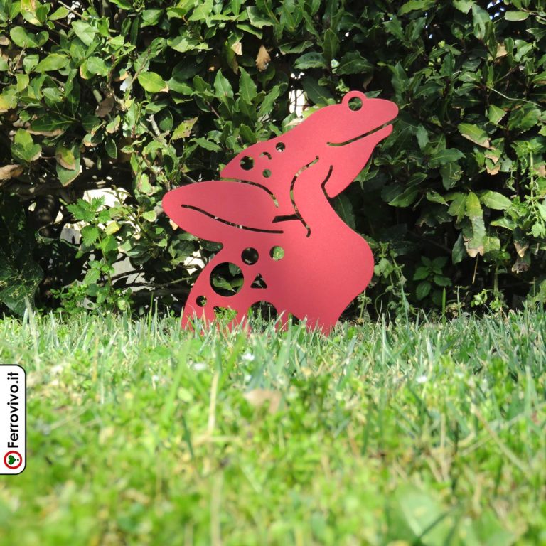 Passero Pettirosso Giardino Uccelli Esterni Ruggine Metallo Ornamento